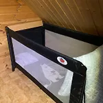 Authentic Log With Hot Tub