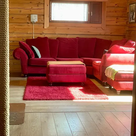 Authentic Log With Hot Tub Chalet Ranua