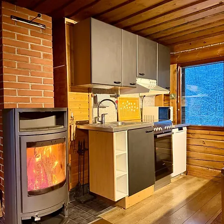 Authentic Log With Hot Tub
