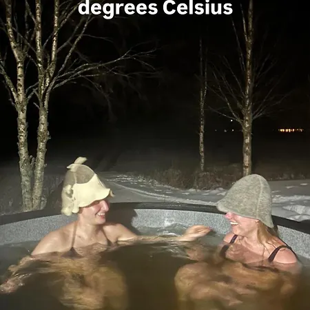 Chalet Authentic Log With Hot Tub Ranua