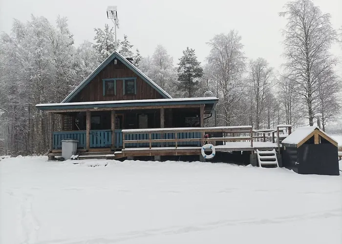 Chalet Authentic Log With Hot Tub Ranua