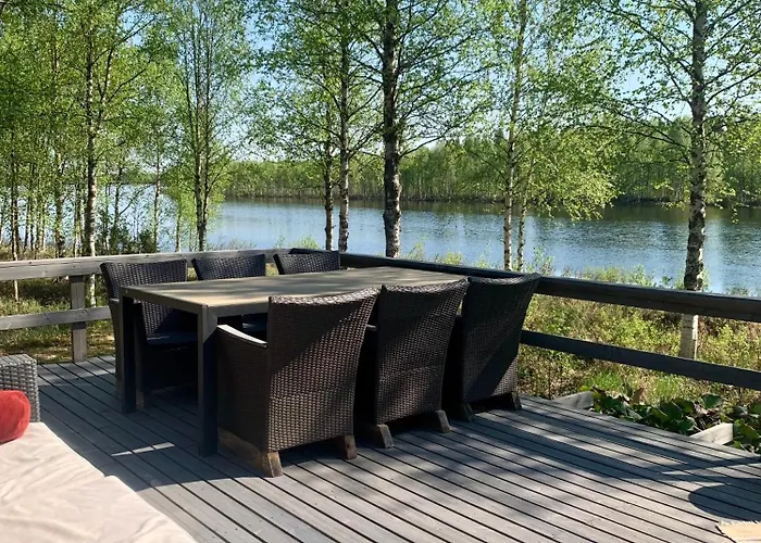 Chalet Authentic Log With Hot Tub