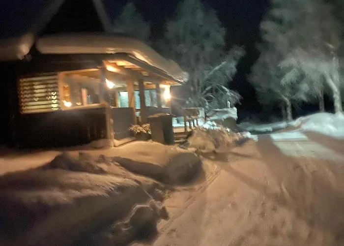 Chalet Authentic Log With Hot Tub Ranua