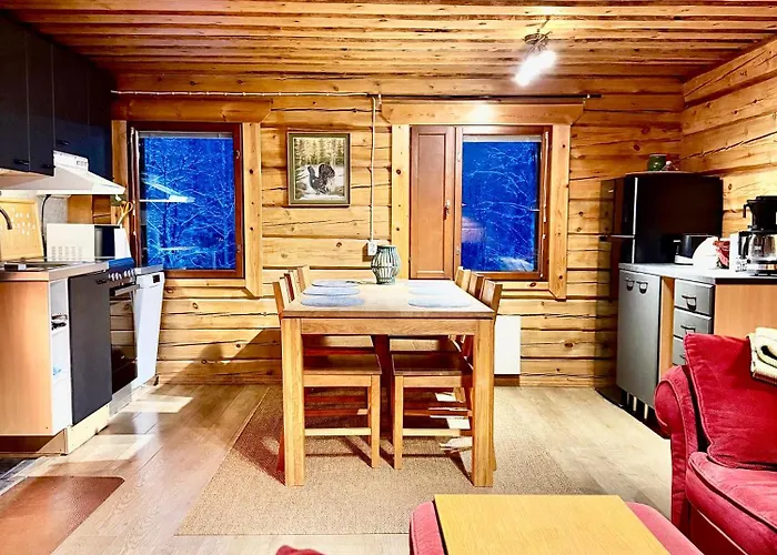 Chalet Authentic Log With Hot Tub Ranua